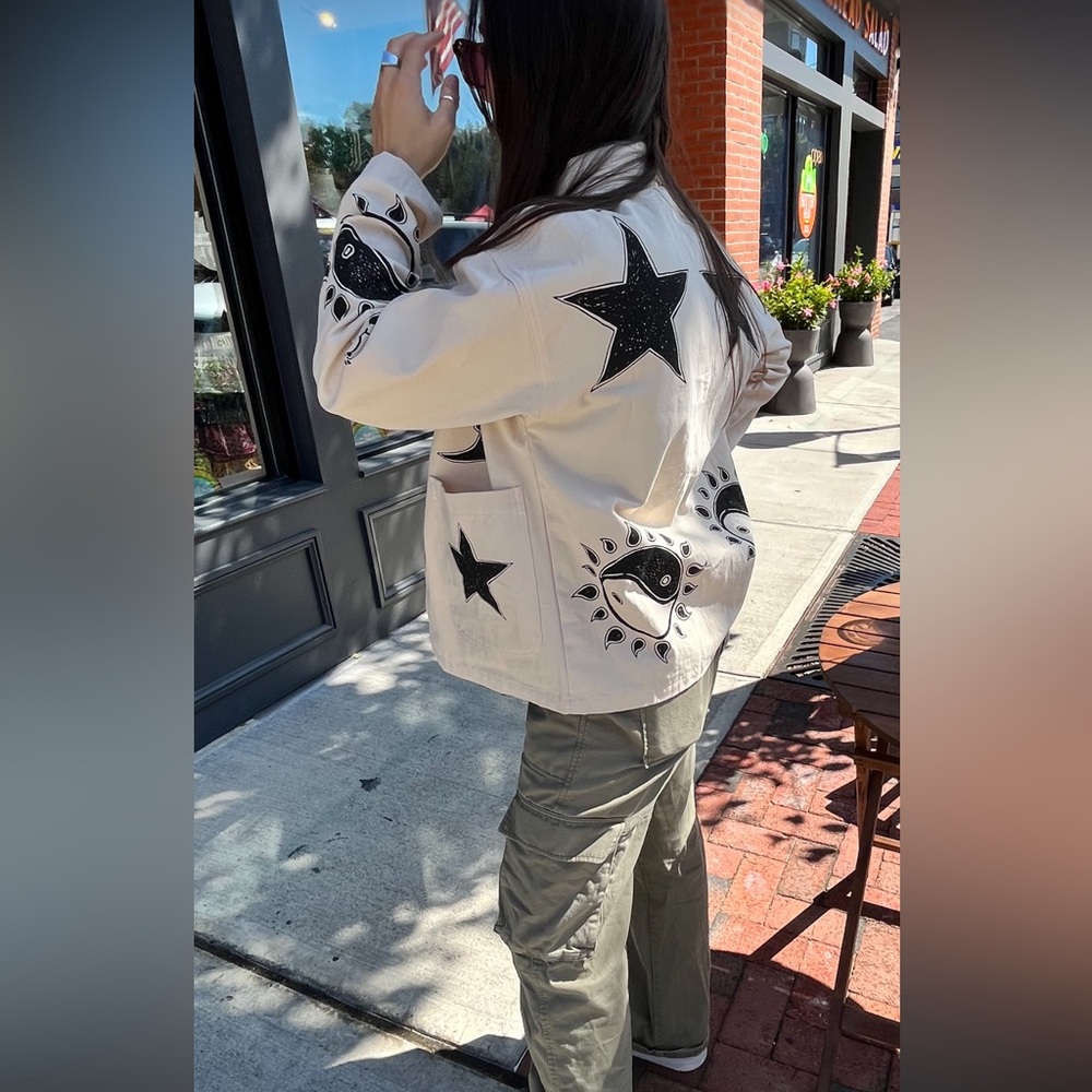 Hand Painted Jacket - Picture 8 of 8